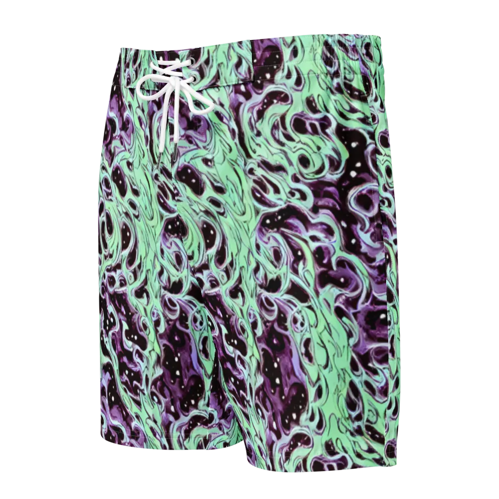 Lavender Lava on Men's Board Shorts — Front