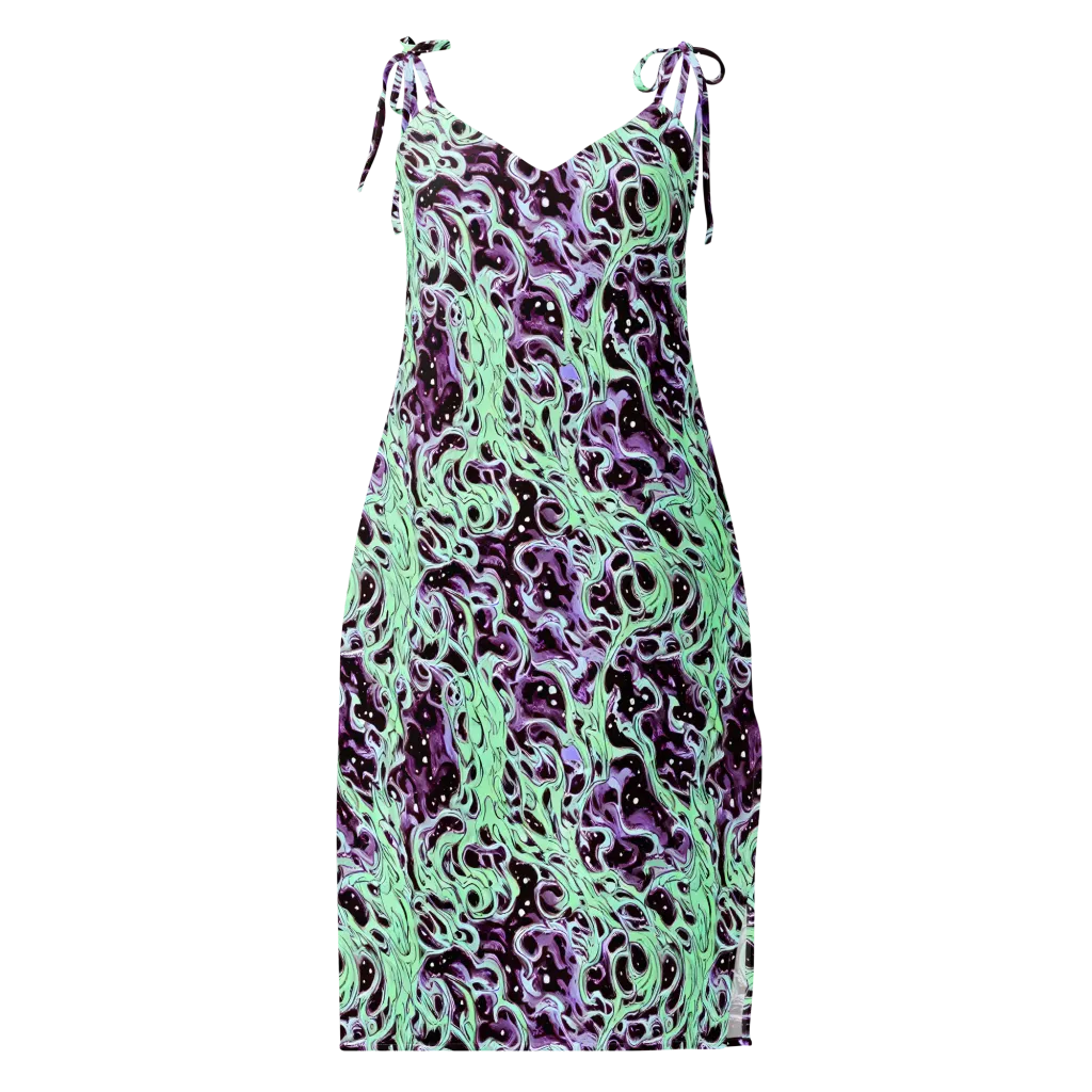 Lavender Lava on Slip Dress — Front