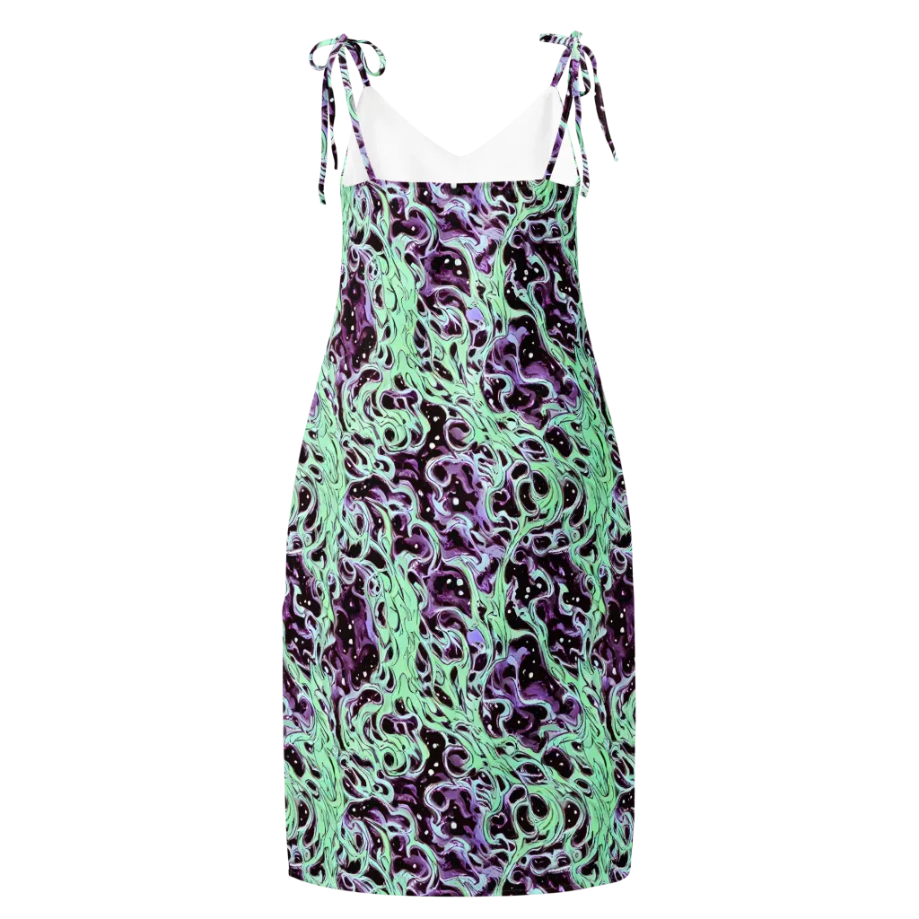 Lavender Lava on Slip Dress — Back