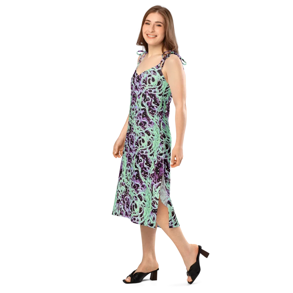 Lavender Lava on Slip Dress — Left Front
