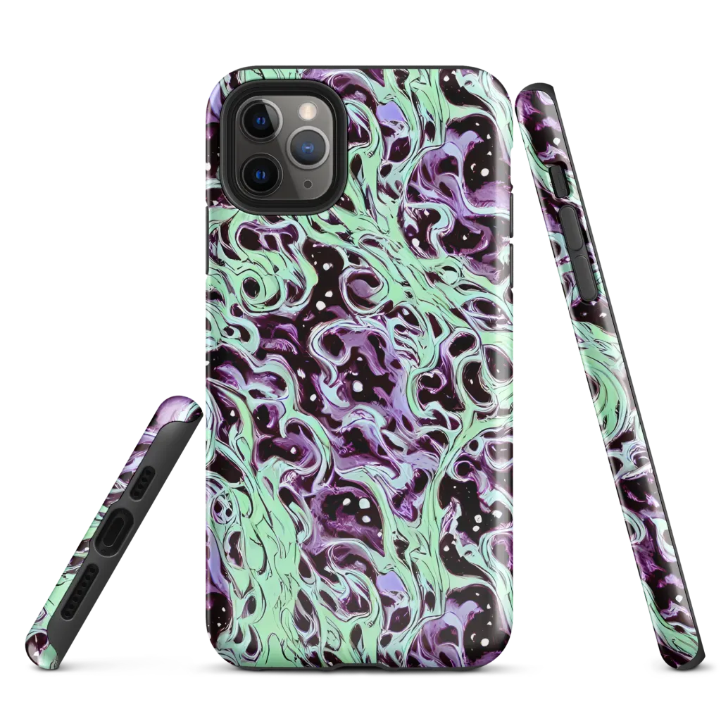 Lavender Lava on Tough Case for iPhone® — Front