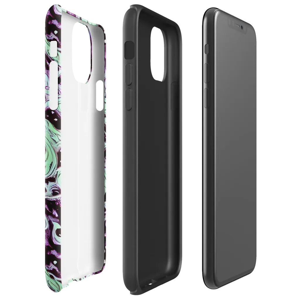 Lavender Lava on Tough Case for iPhone® — Right