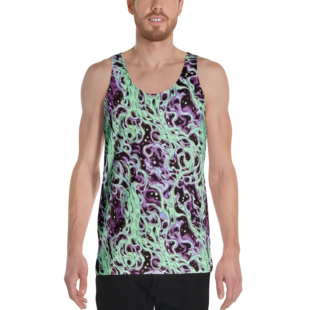 Lavender Lava on Men's Tank Top — Front