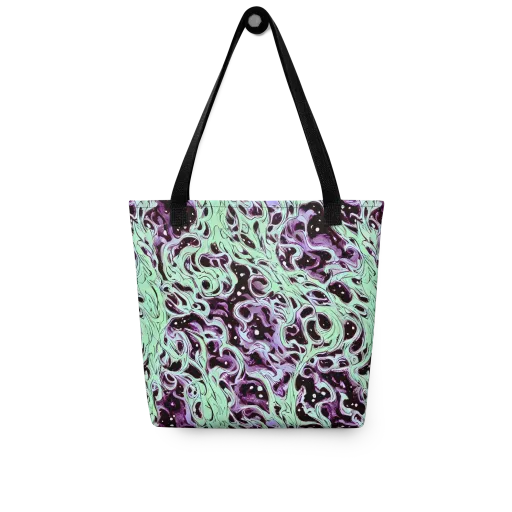 Lavender Lava on a Tote Bag
