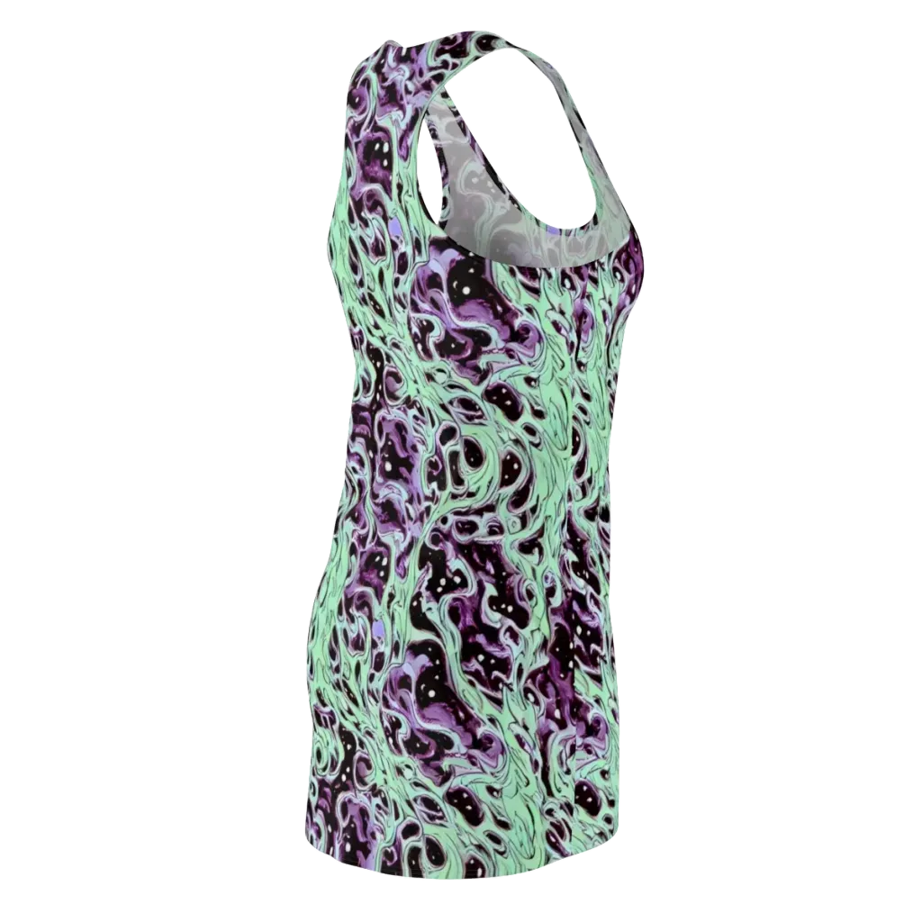 Lavender Lava on Racerback Dress — Back Side