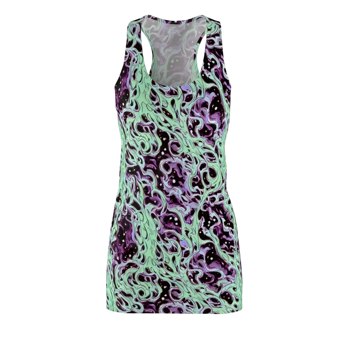 Lavender Lava on Racerback Dress — Front