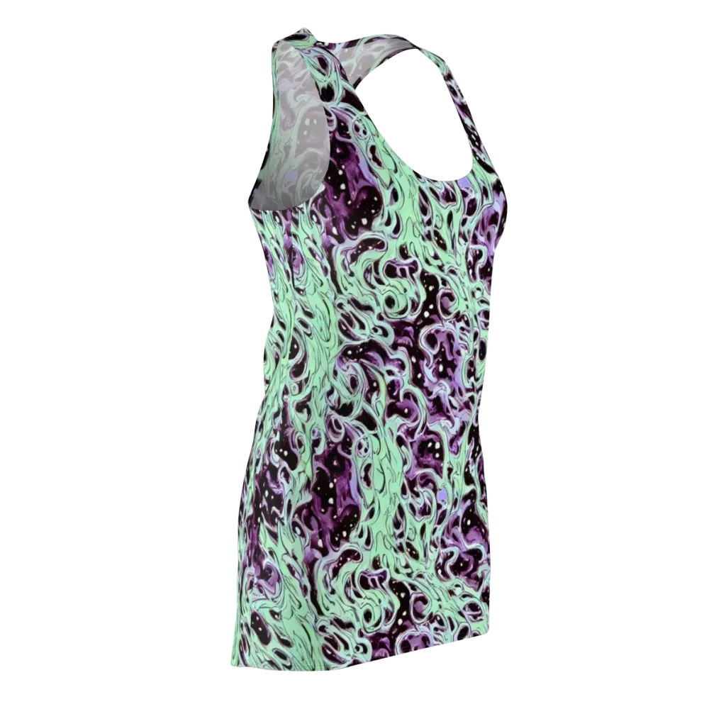 Lavender Lava on Racerback Dress — Front Side