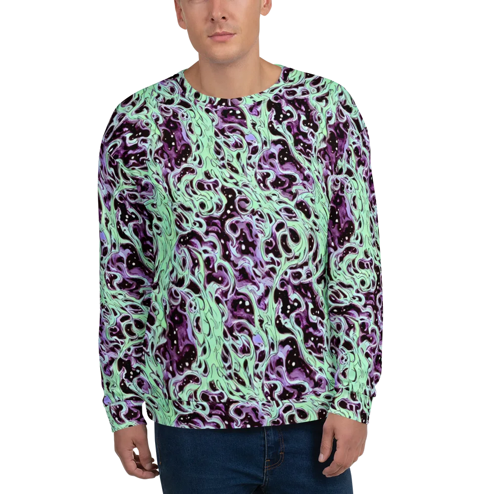 Lavender Lava on Sweatshirt — Front