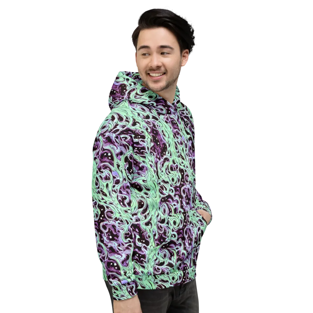 Lavender Lava on Hoodie — Right