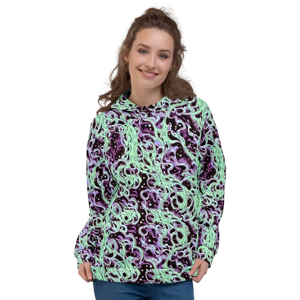 Lavender Lava on Hoodie — Front