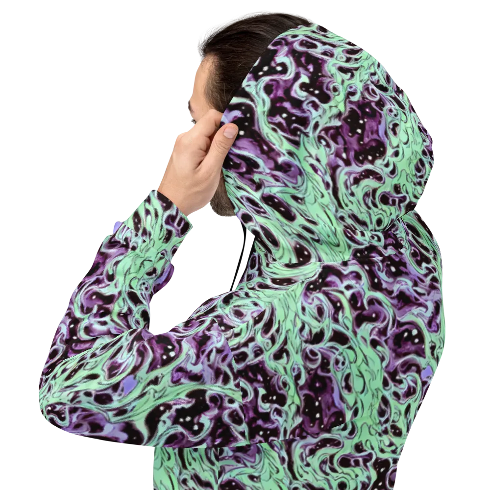 Lavender Lava on Hoodie — Back