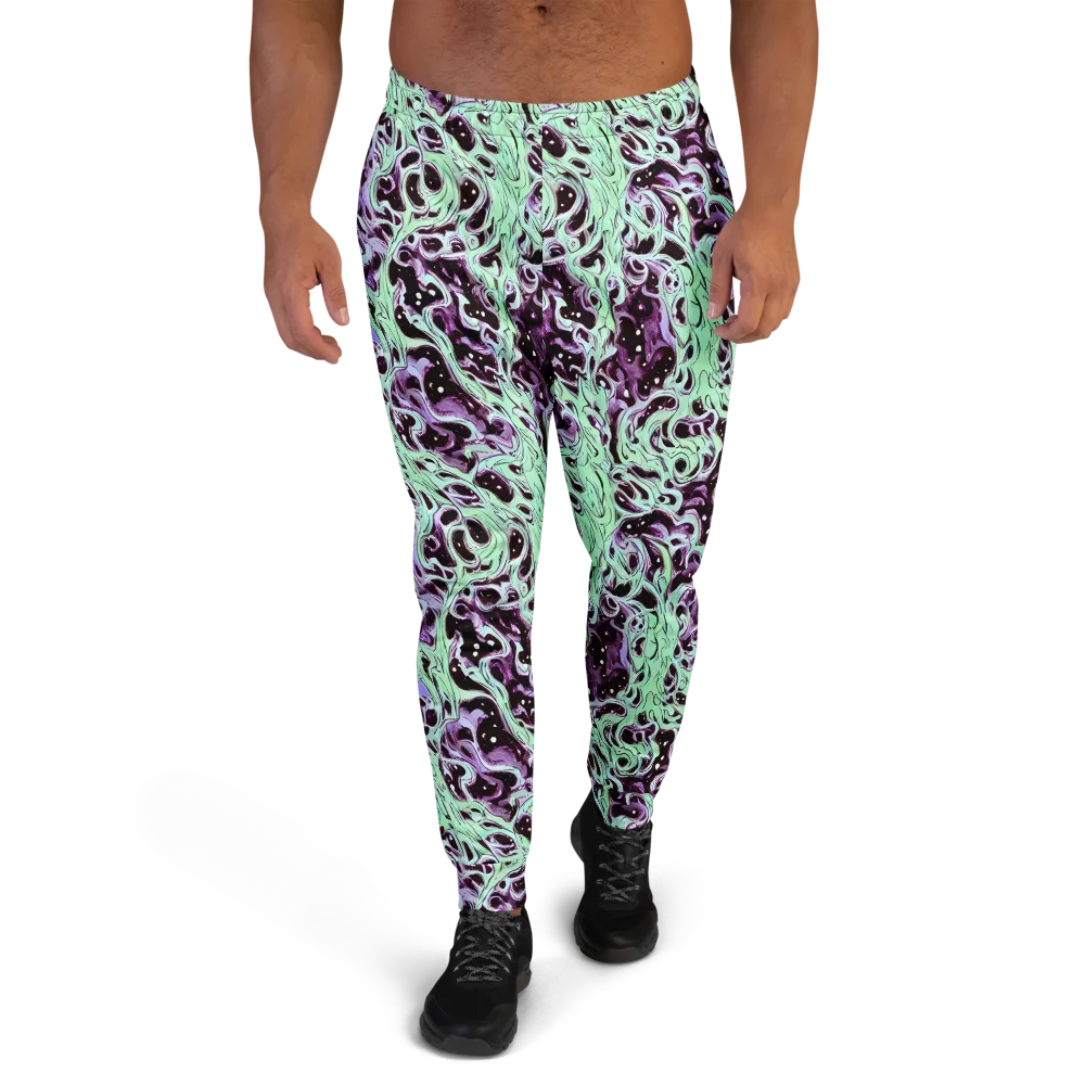 Lavender Lava on Men's Joggers — Front