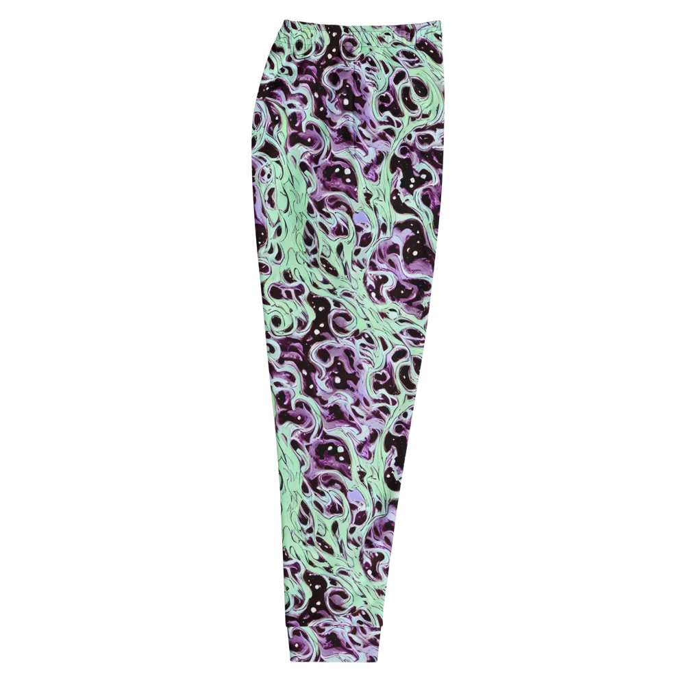 Lavender Lava on Men's Joggers — Right