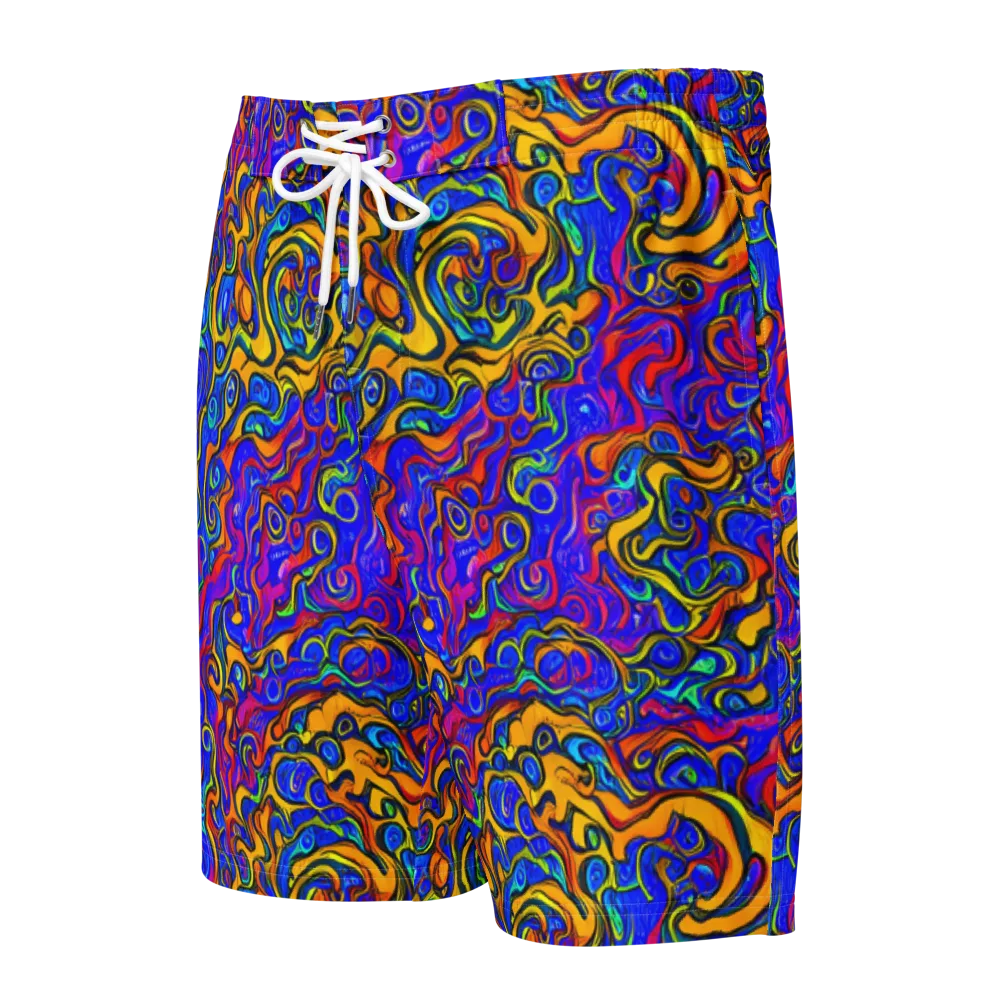 Spectrum Inferno on Men's Board Shorts — Front