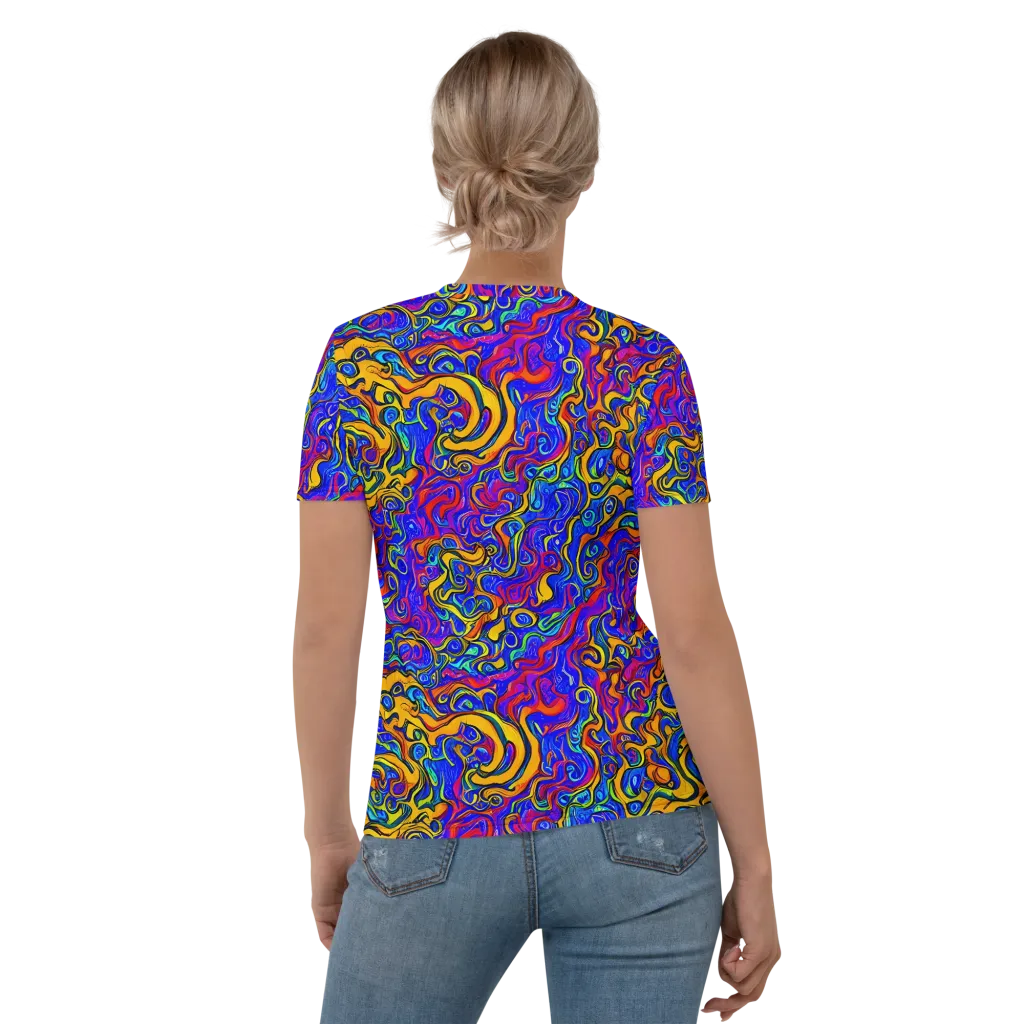 Spectrum Inferno on Women's Crew Neck T-Shirt — Back