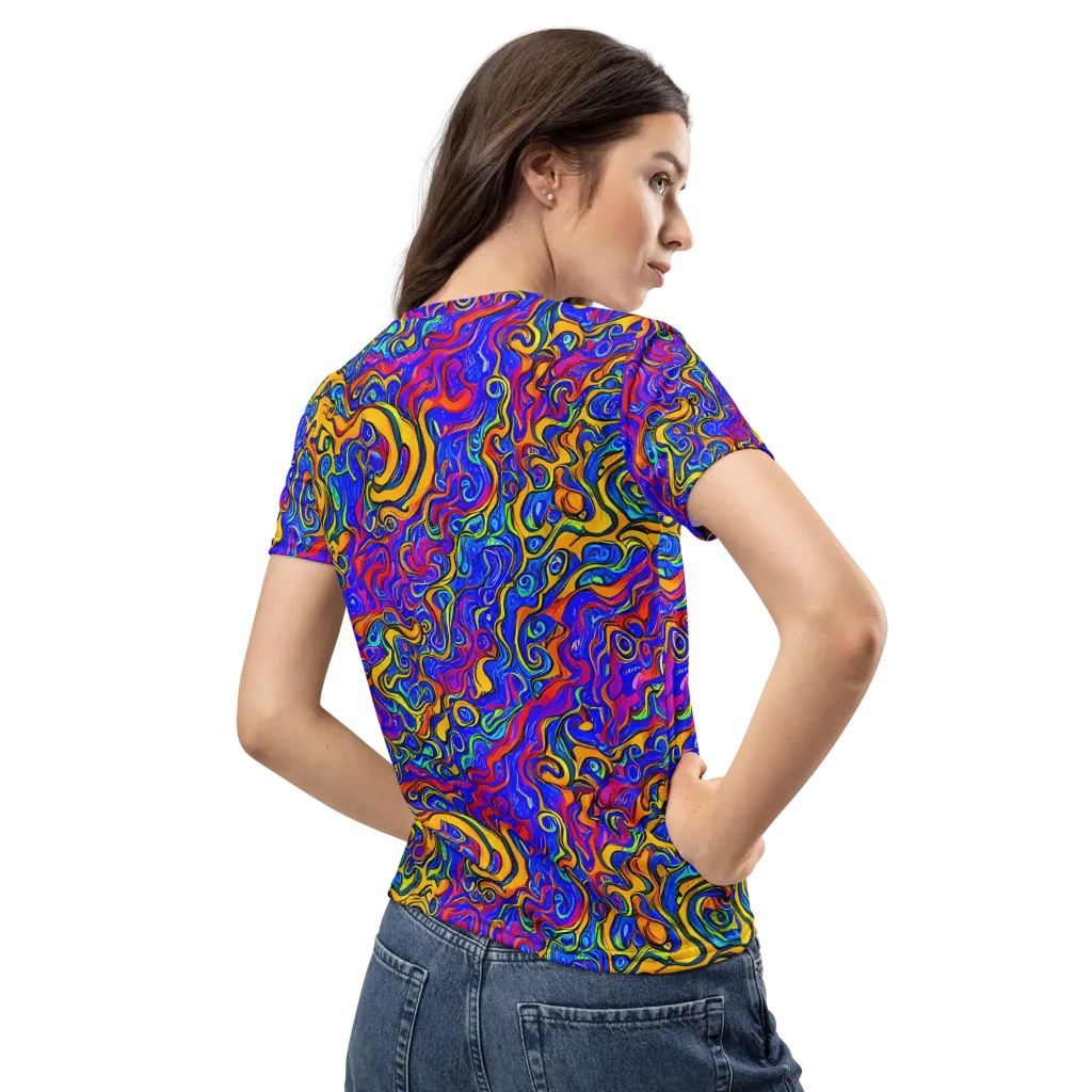 Spectrum Inferno on Women's Crew Neck T-Shirt — Back