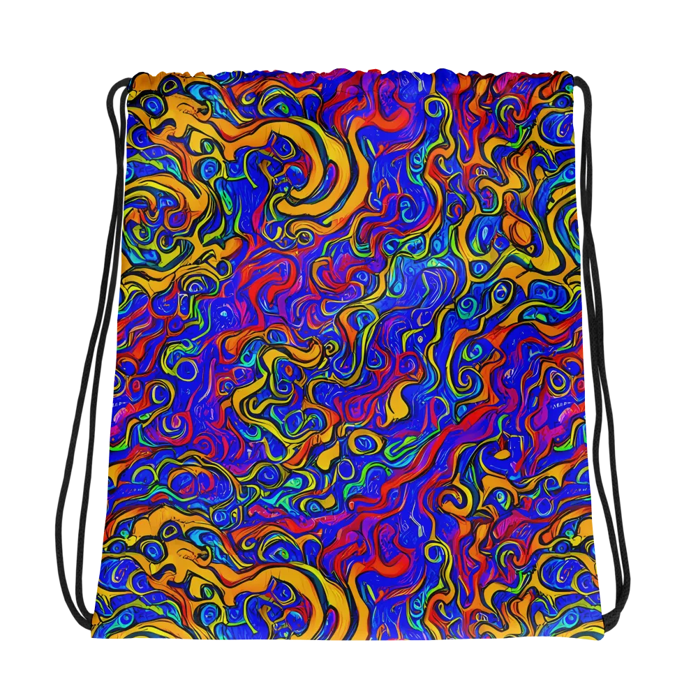 Spectrum Inferno on Drawstring Bag — Photo