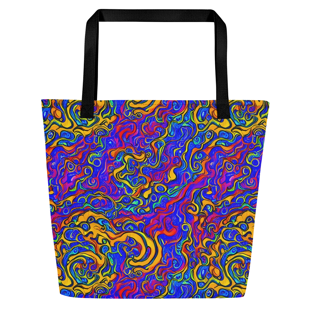 Spectrum Inferno on Large Tote Bag W/ Pocket — Front