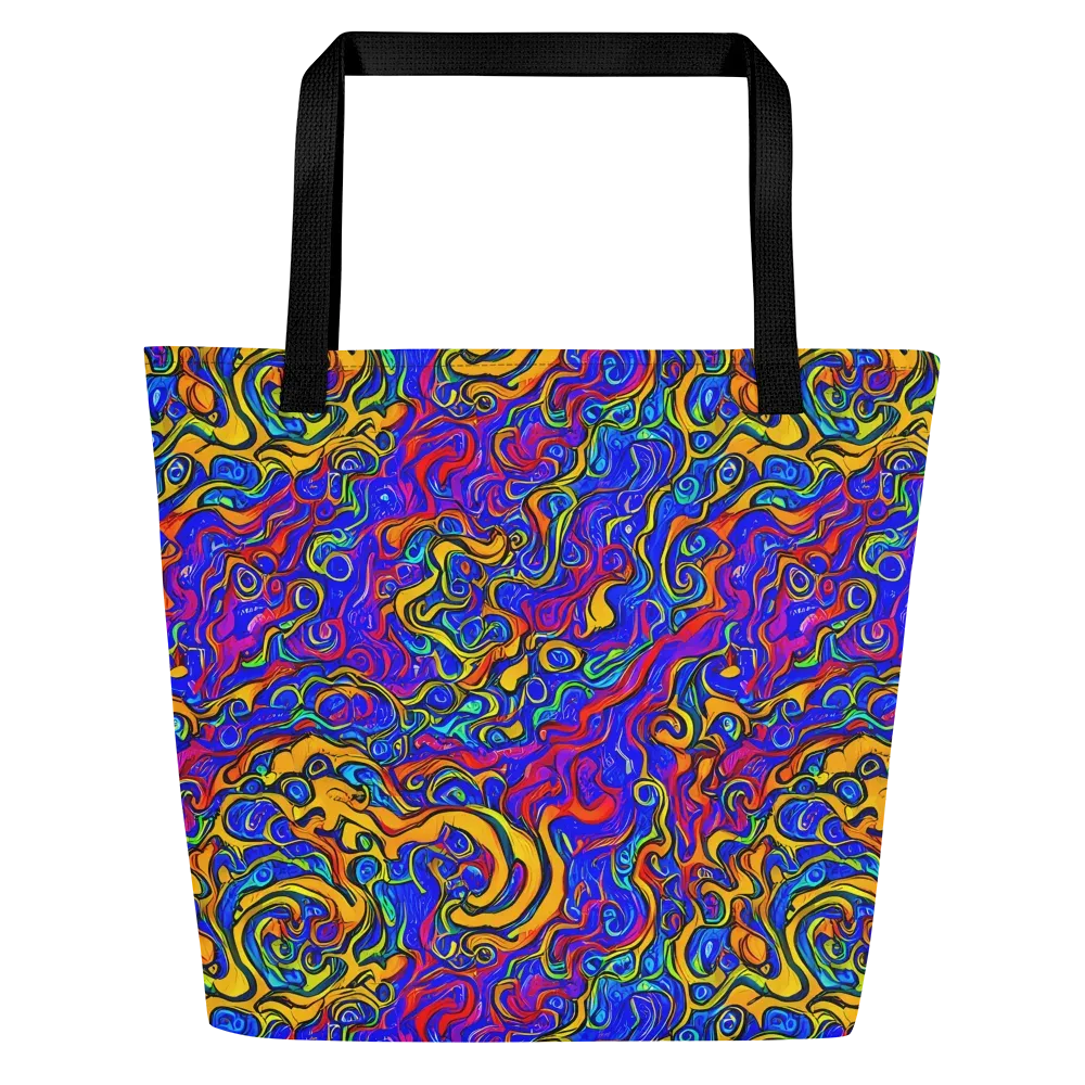 Spectrum Inferno on Large Tote Bag W/ Pocket — Front