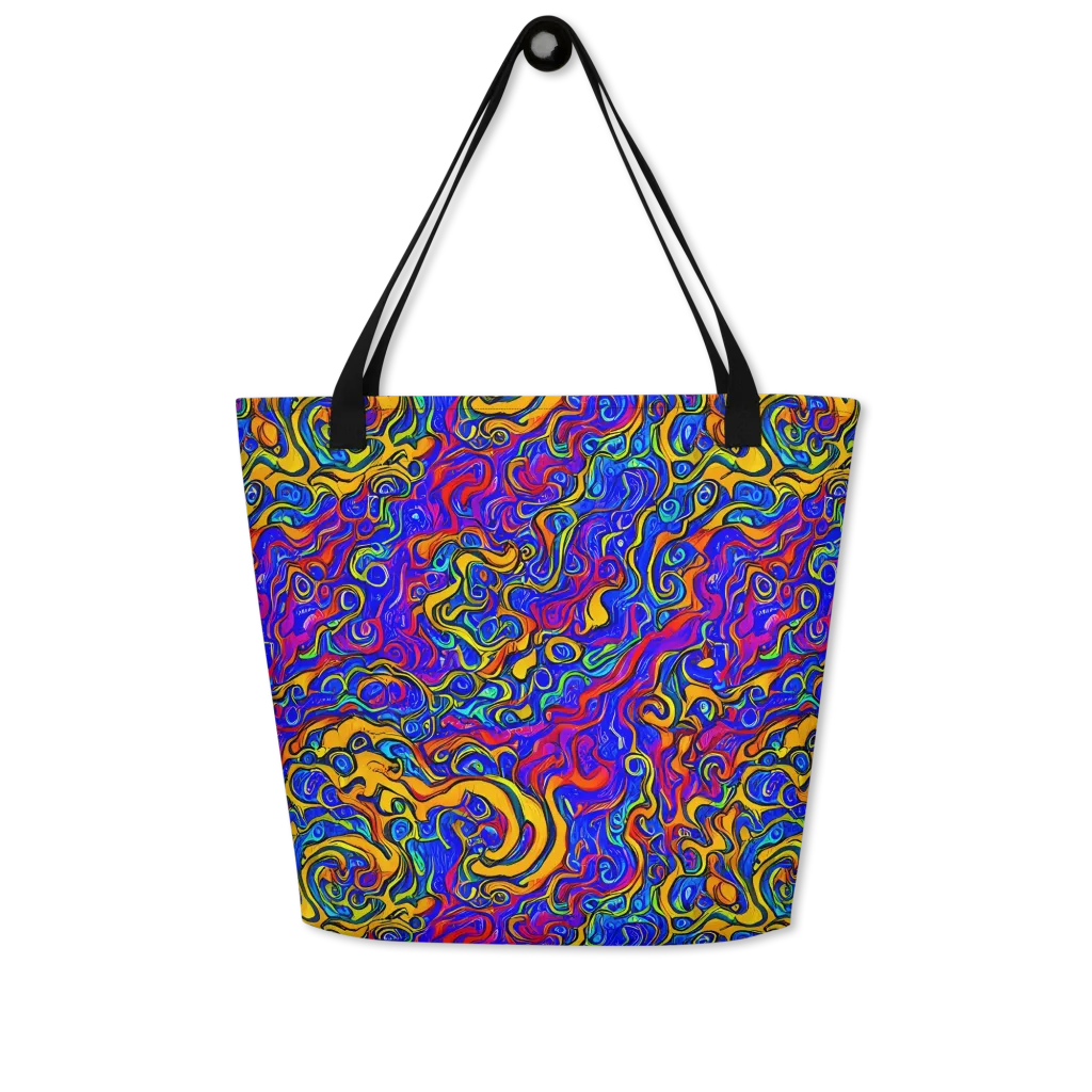 Spectrum Inferno on Large Tote Bag W/ Pocket — Front
