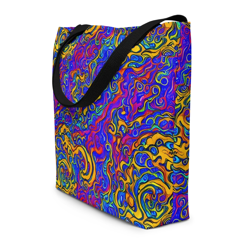 Spectrum Inferno on Large Tote Bag W/ Pocket — Front