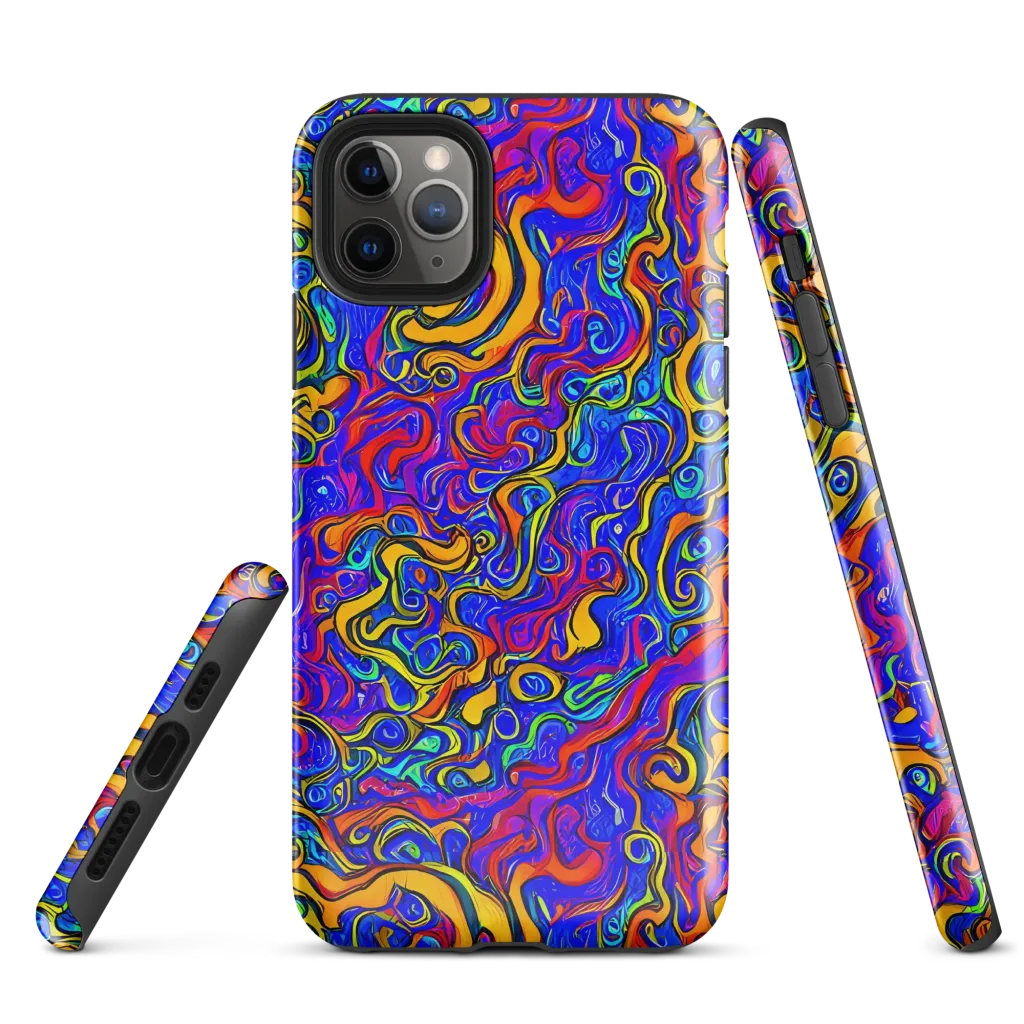 Spectrum Inferno on Tough Case for iPhone® — Front
