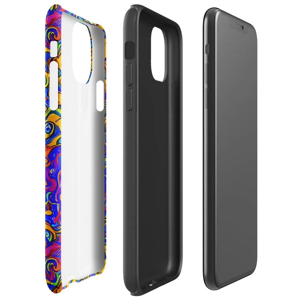 Spectrum Inferno on Tough Case for iPhone® — Right