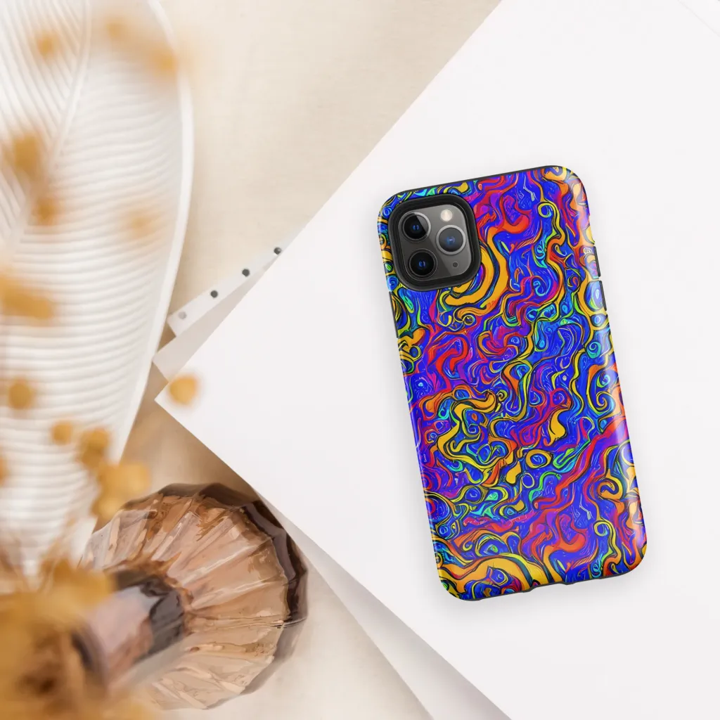 Spectrum Inferno on Tough Case for iPhone® — Front