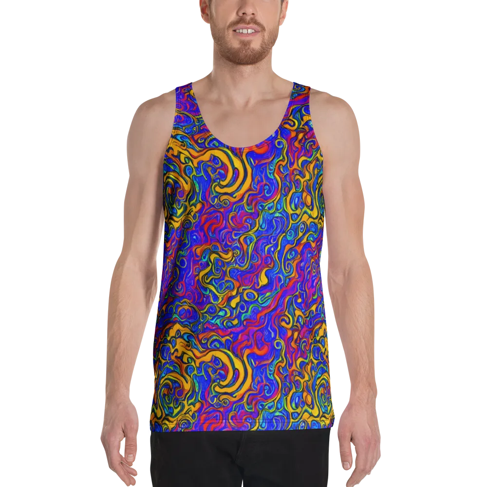 Spectrum Inferno on Men's Tank Top — Front