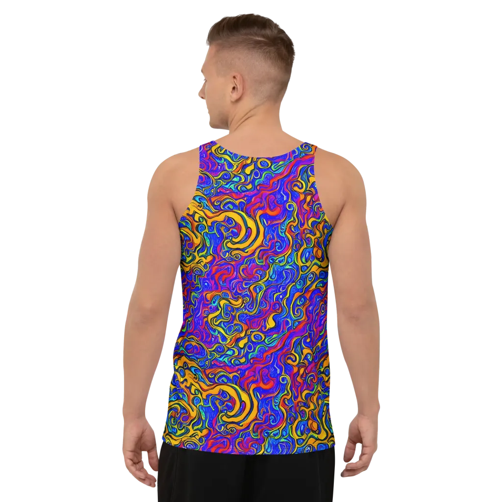 Spectrum Inferno on Men's Tank Top — Back