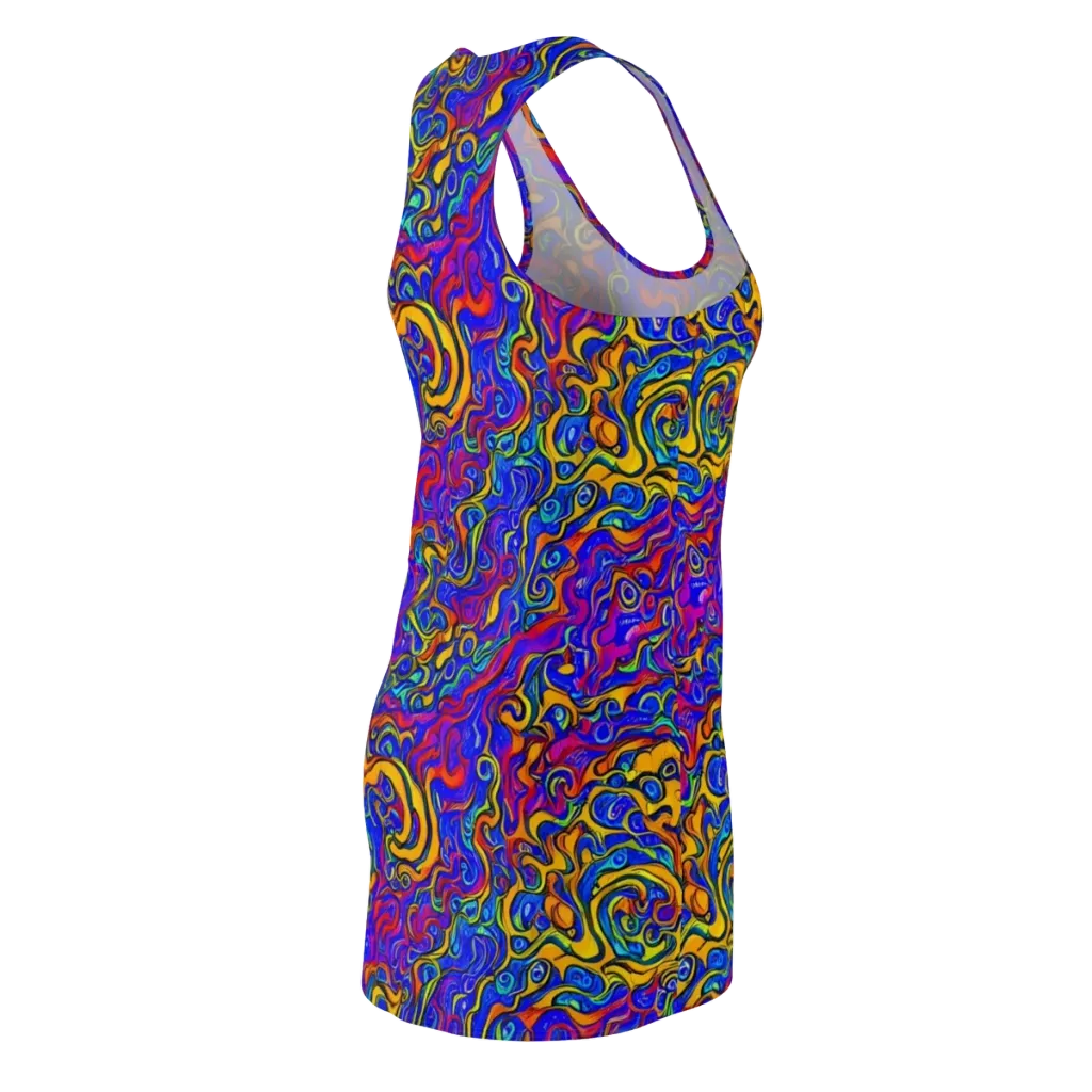 Spectrum Inferno on Racerback Dress — Back Side