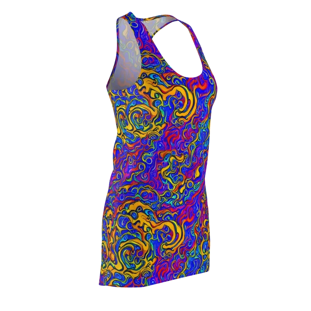 Spectrum Inferno on Racerback Dress — Front Side