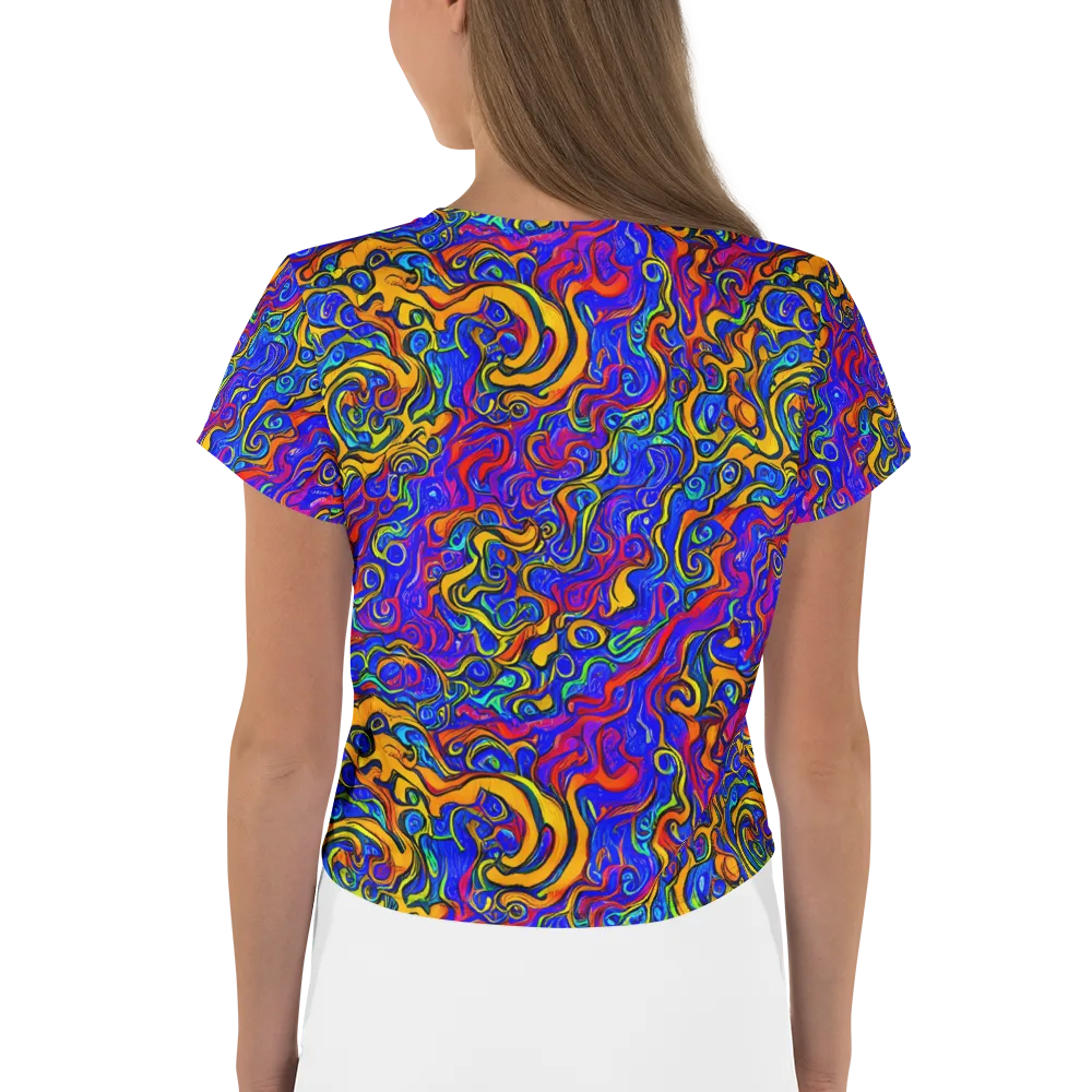 Spectrum Inferno on Crop Tee — Back