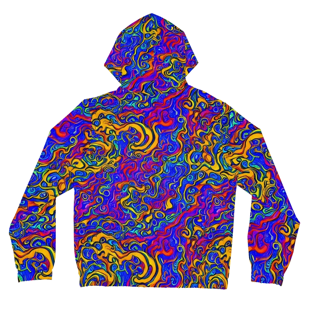 Spectrum Inferno on Women's Full-Zip Hoodie — Back