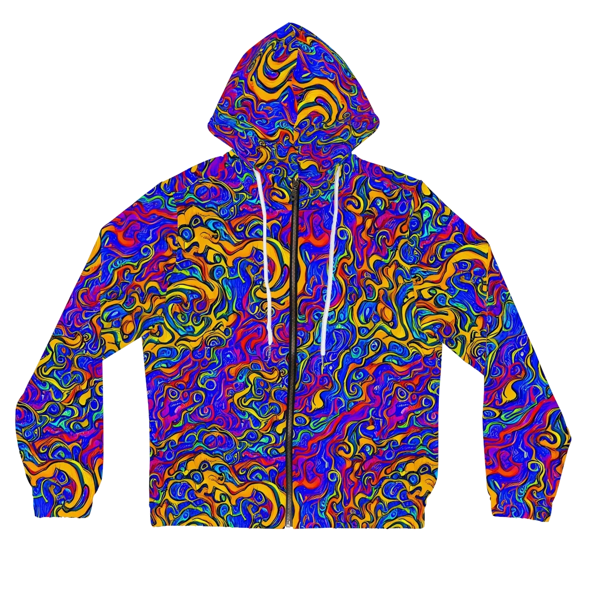 Spectrum Inferno on Women's Full-Zip Hoodie — Front