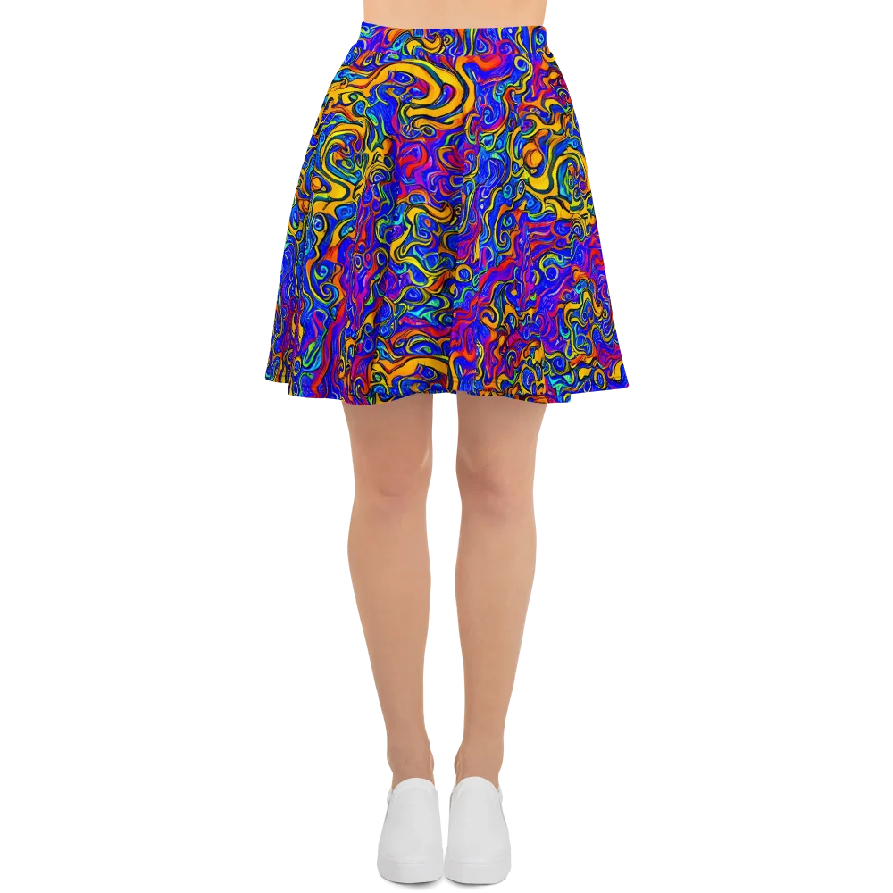 Spectrum Inferno on Skater Skirt — Front