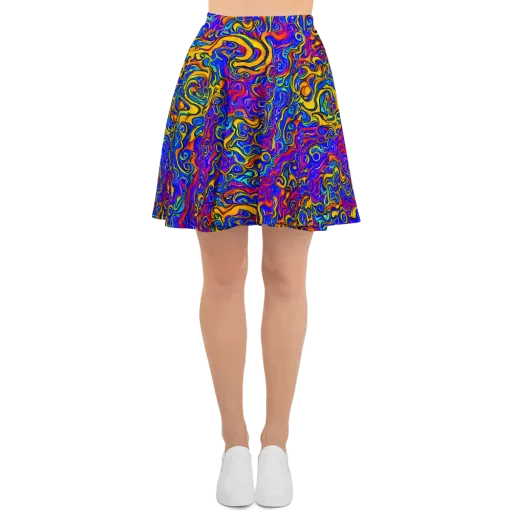 Spectrum Inferno on a Skater Skirt