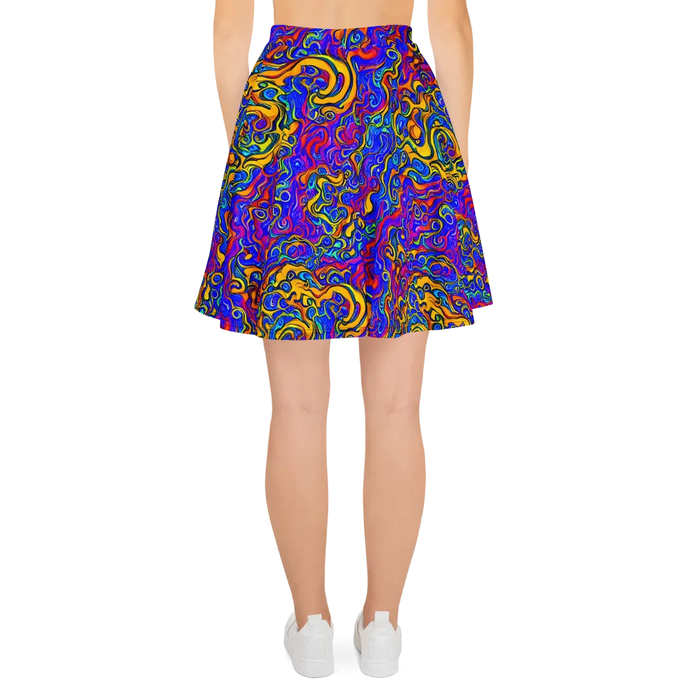 Spectrum Inferno on Skater Skirt — Back