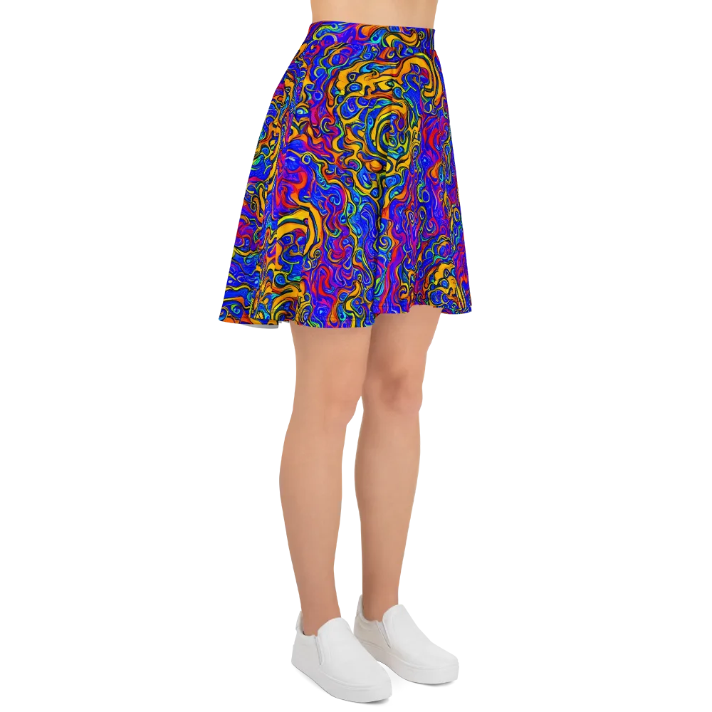 Spectrum Inferno on Skater Skirt — Right