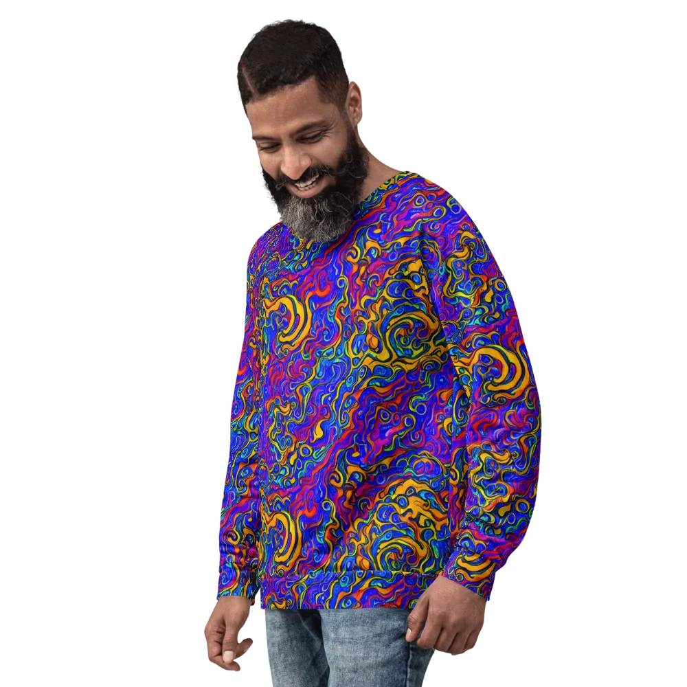 Spectrum Inferno on Sweatshirt — Left Front