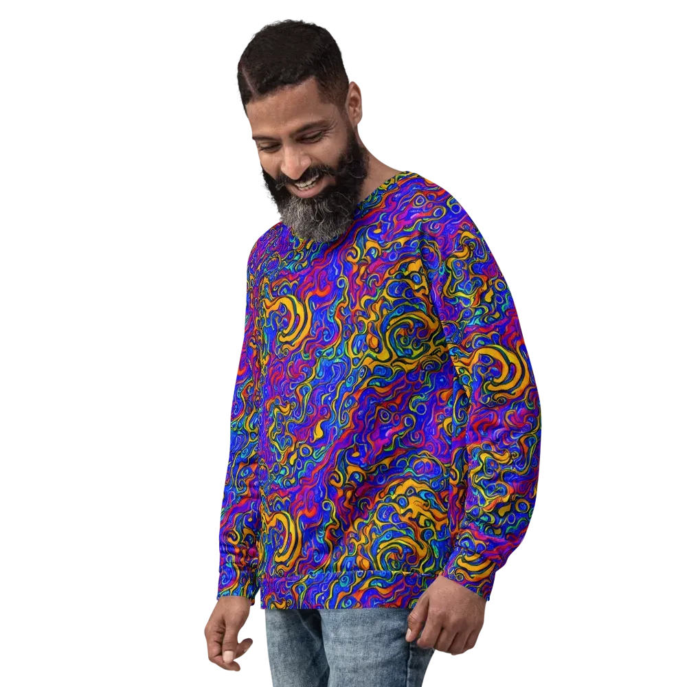 Spectrum Inferno on Sweatshirt — Left Front