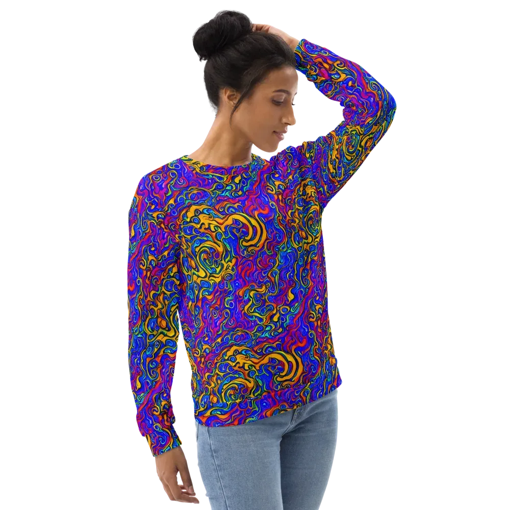 Spectrum Inferno on Sweatshirt — Right Front
