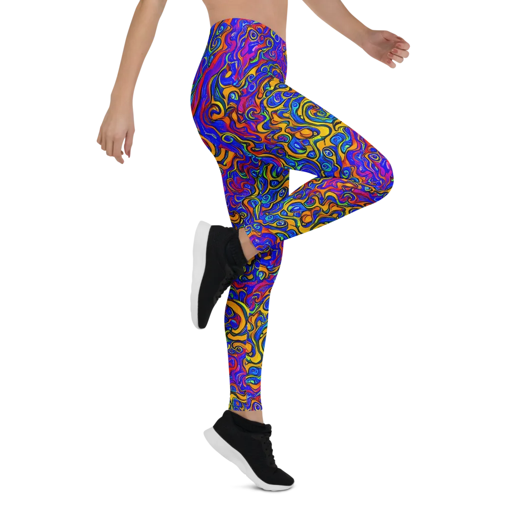 Spectrum Inferno on Leggings — Right