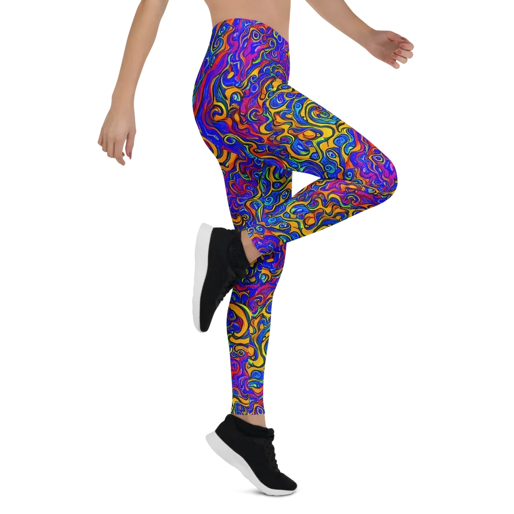Spectrum Inferno on Leggings — Right