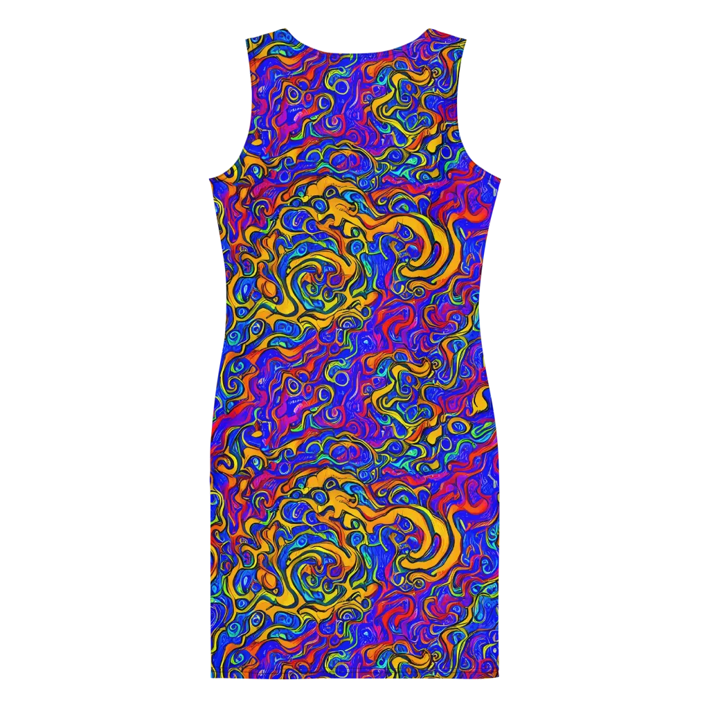 Spectrum Inferno on Bodycon Dress — Back