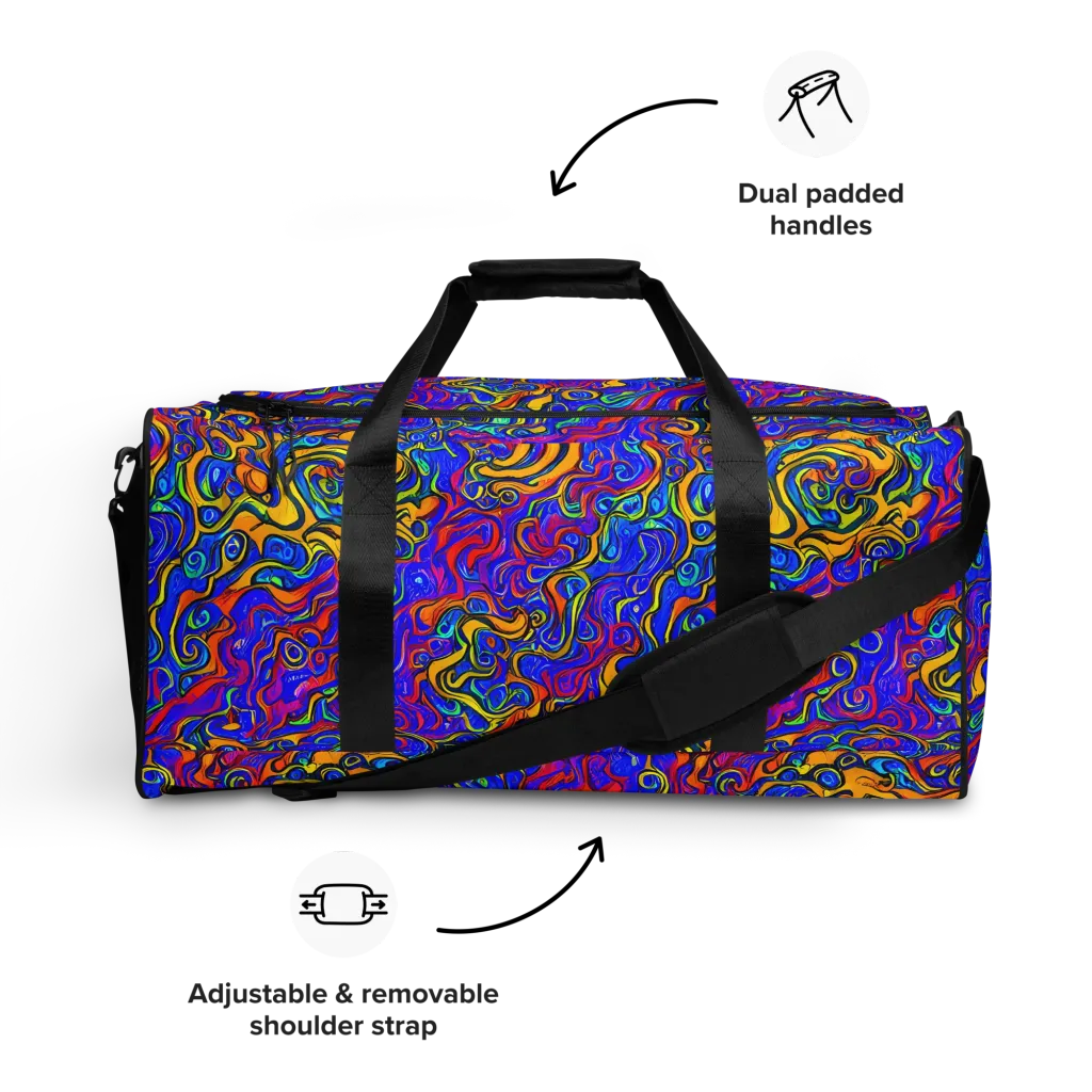 Spectrum Inferno on Duffle Bag — Front