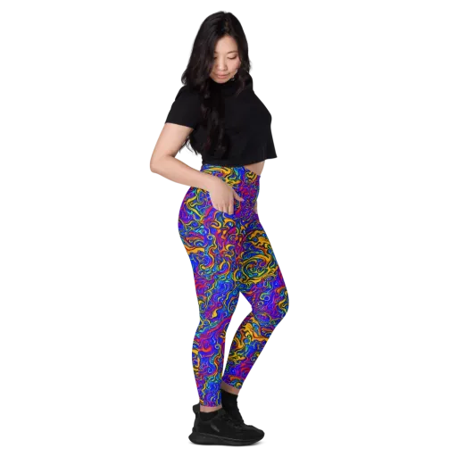 Spectrum Inferno on a Leggings with Pockets