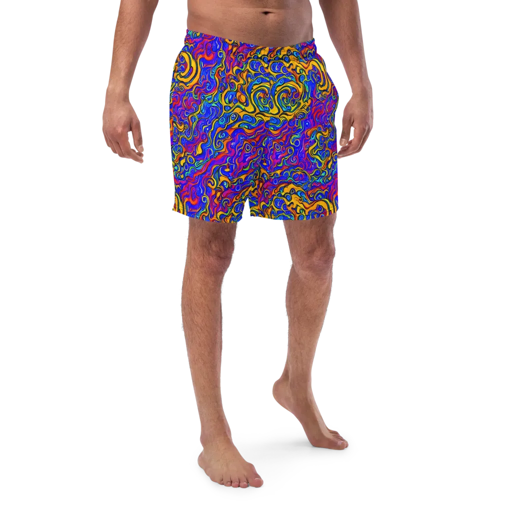 Spectrum Inferno on Swim Trunks — Front