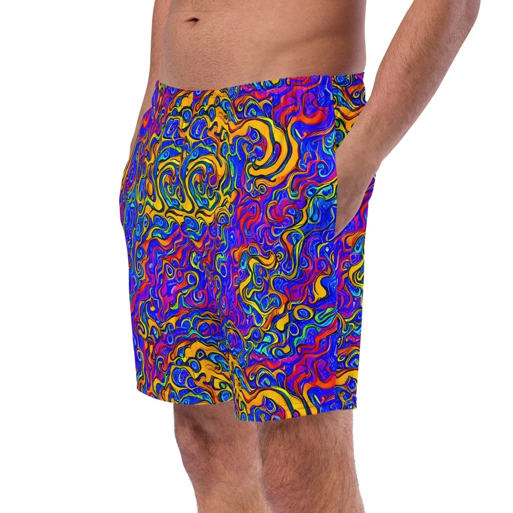 Spectrum Inferno on Swim Trunks — Left Front