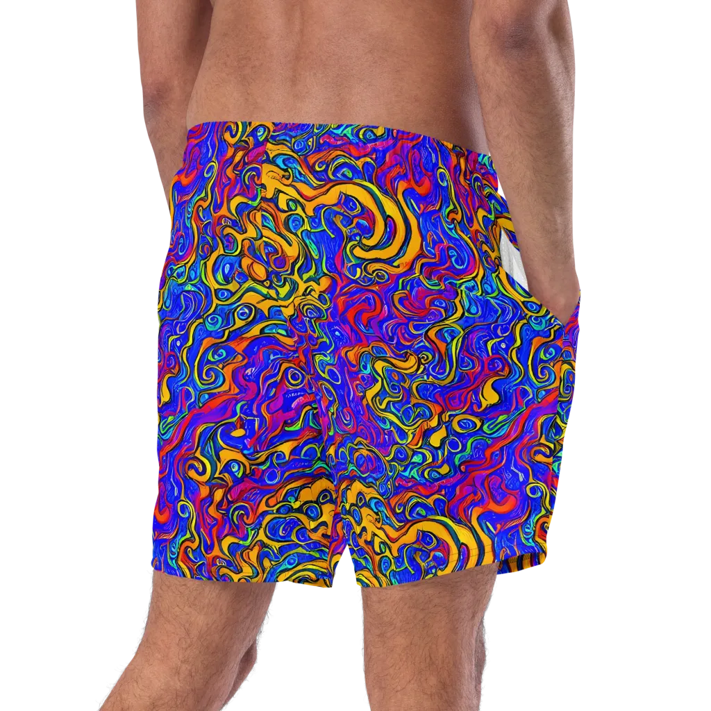 Spectrum Inferno on Swim Trunks — Right Back